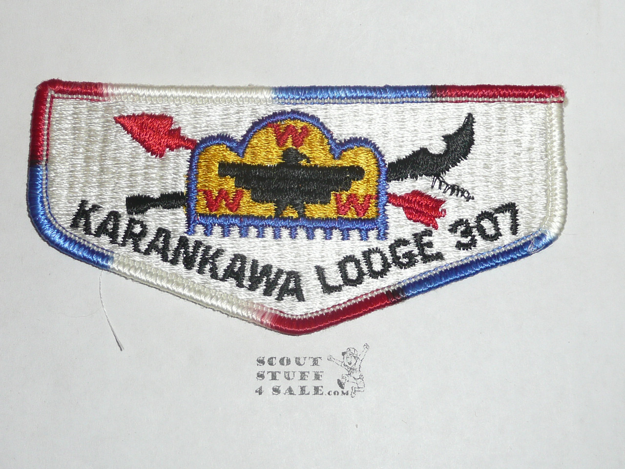 Order of the Arrow Lodge #307 Karankawa s20a Flap Patch
