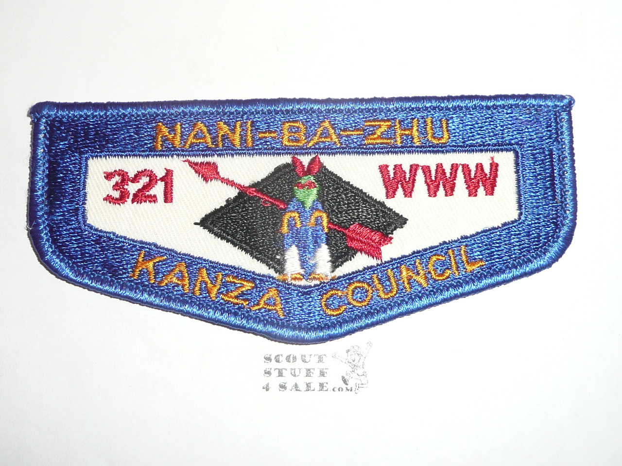 Order of the Arrow Lodge #321 Nani-Ba-Zhu f3 Flap Patch