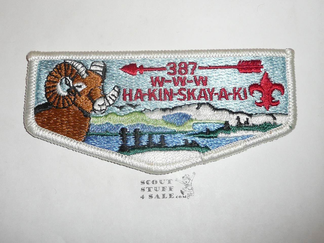 Order of the Arrow Lodge #387 Ha-Kin-Skay-A-Ki s5b Flap Patch - Boy Scout