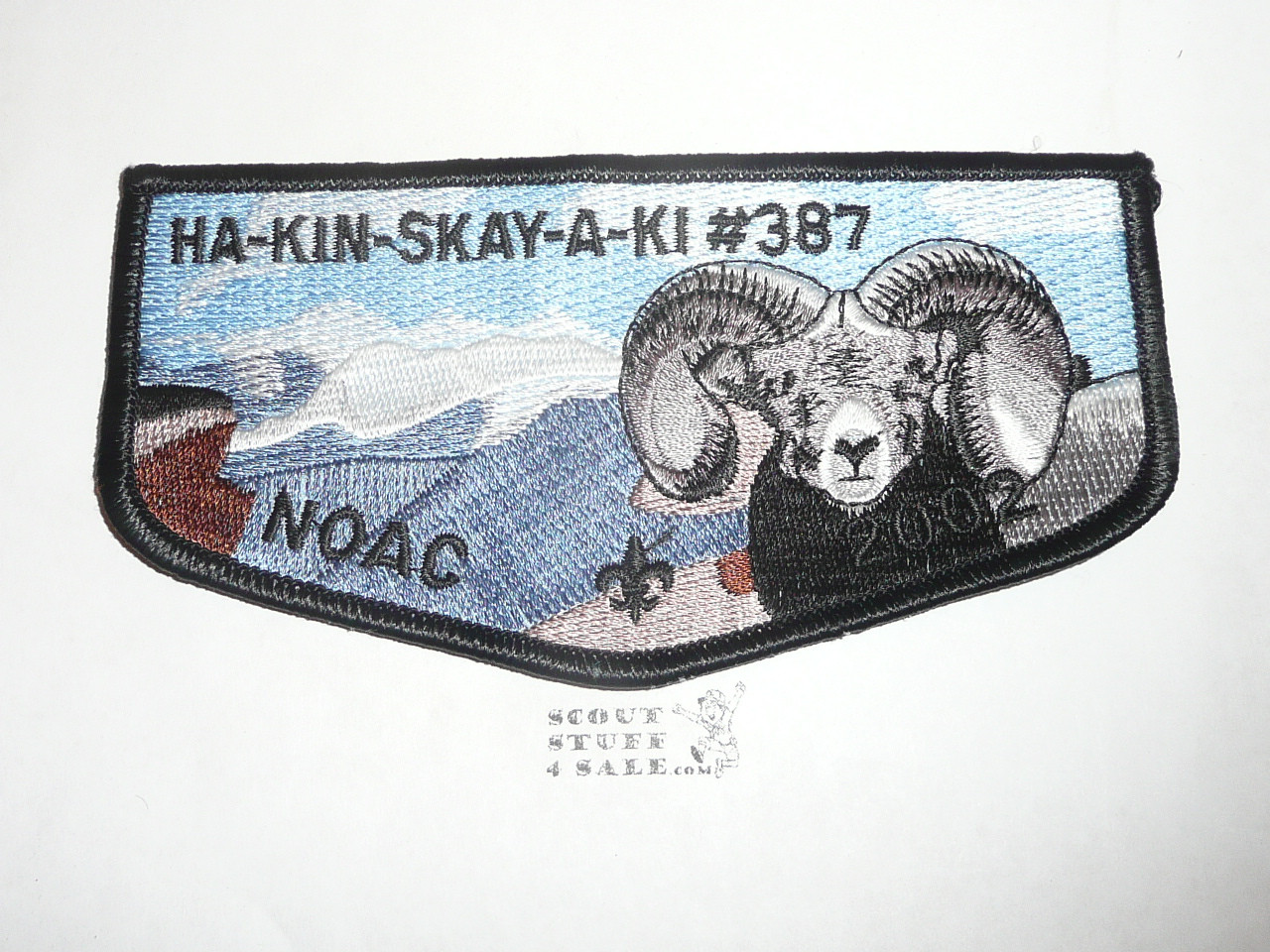 Order of the Arrow Lodge #387 Ha-Kin-Skay-A-Ki s26 2002 NOAC Flap Patch - Boy Scout