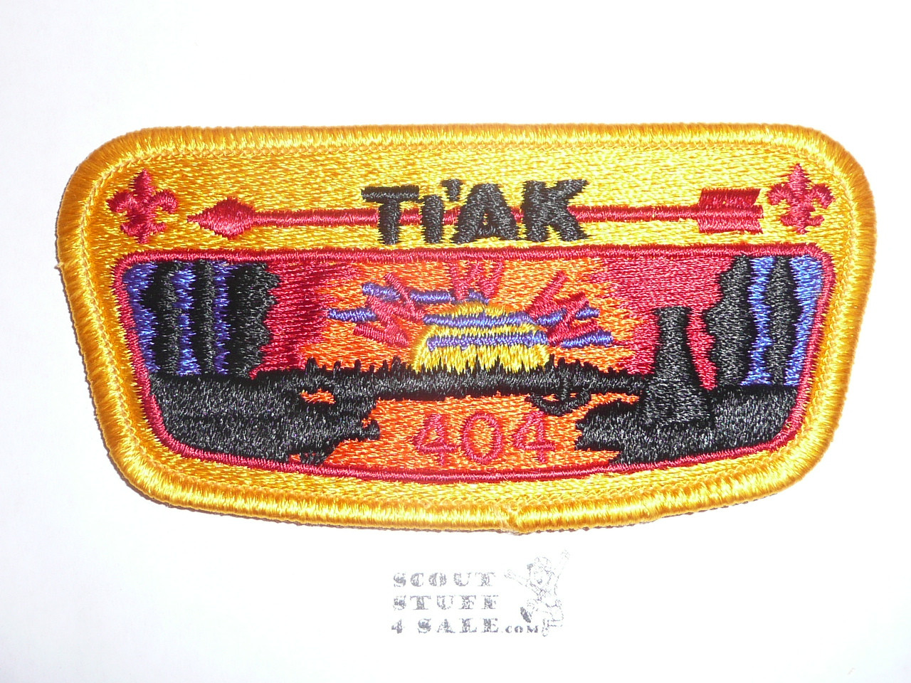 Order of the Arrow Lodge #404 Ti'ak s18 Flap Patch - Boy Scout