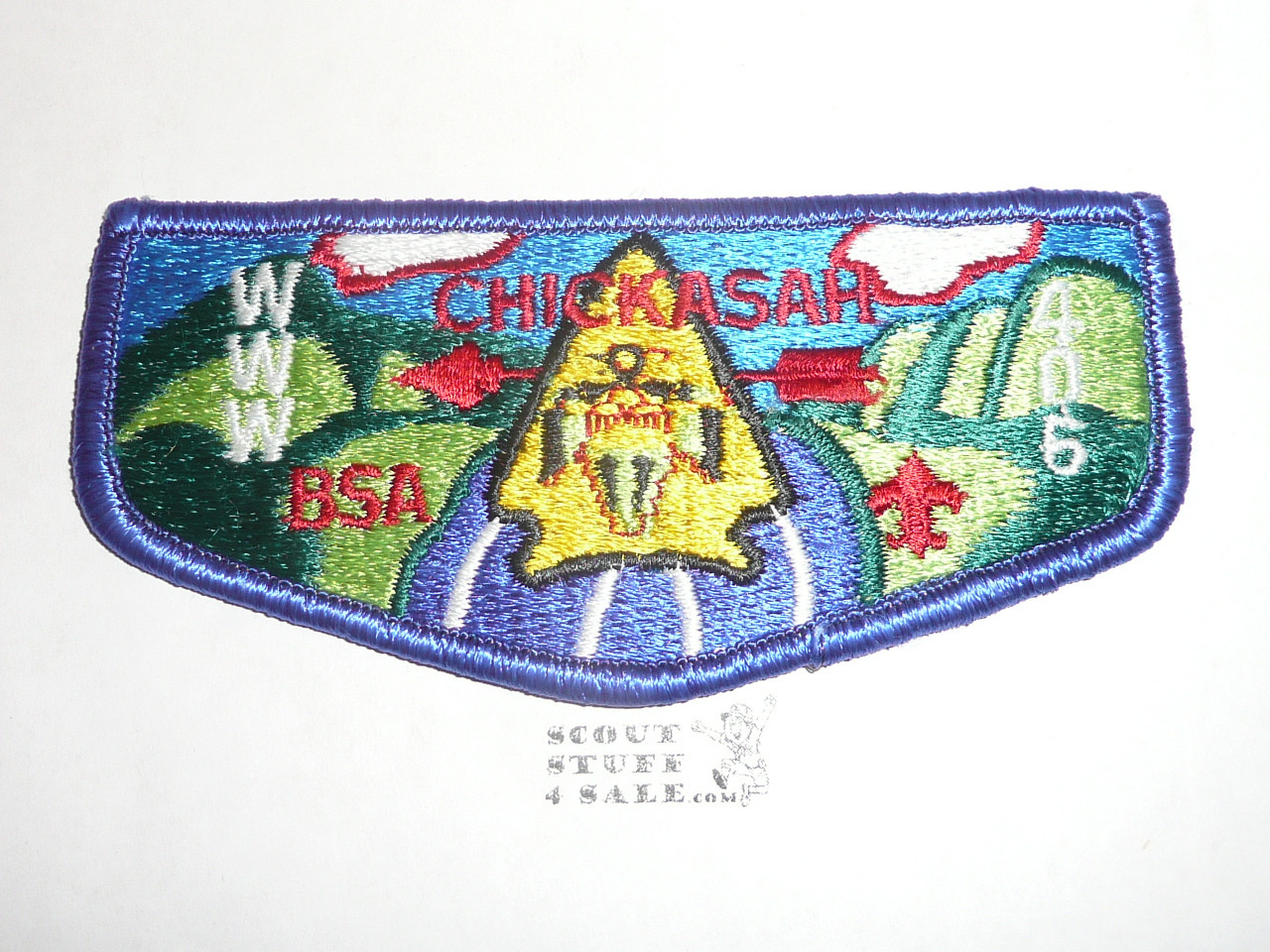 Order of the Arrow Lodge #406 Chickasah s24 Flap Patch - Boy Scout