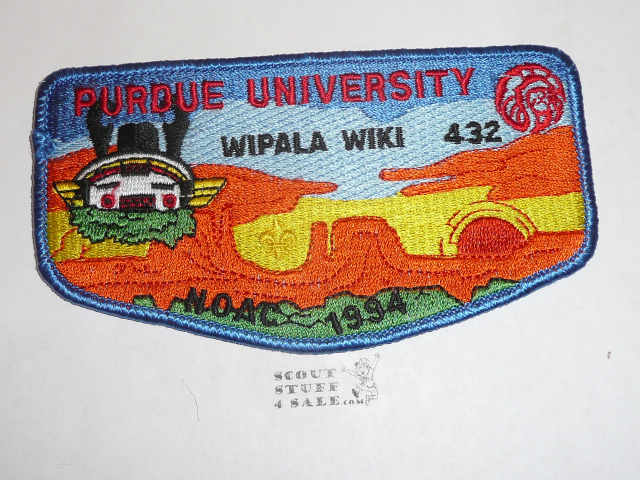 Order of the Arrow Lodge #432 Wipala Wiki s24 1994 NOAC Flap Patch