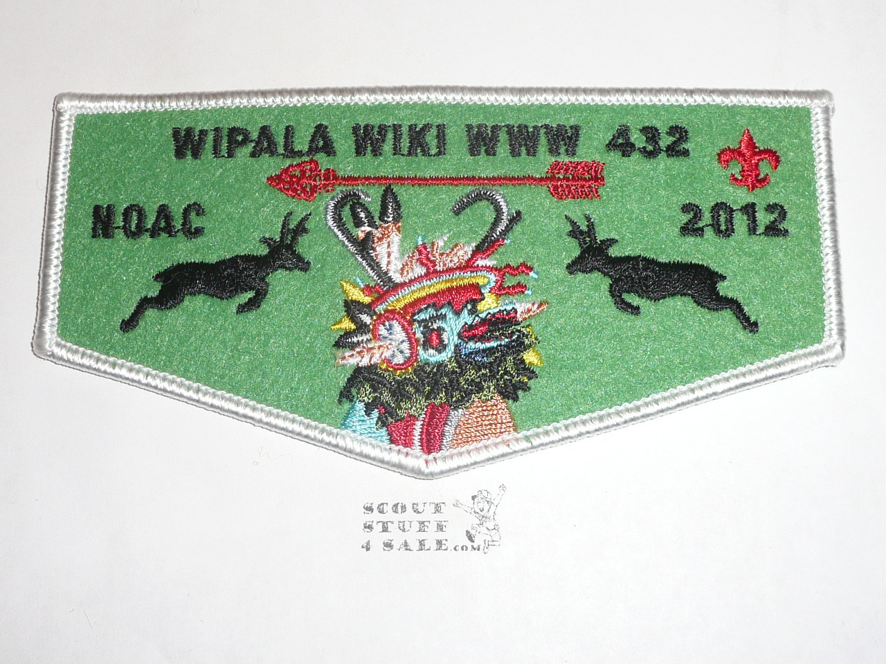 Order of the Arrow Lodge #432 Wipala Wiki 2012 NOAC Felt Flap Patch