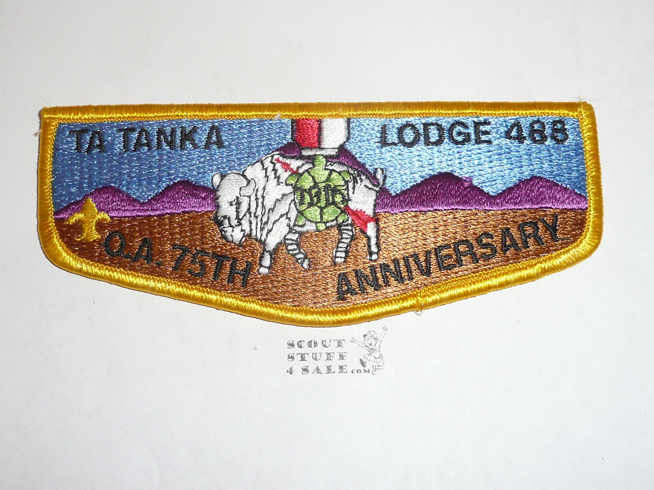 Order of the Arrow Lodge #488 Ta Tanka s23 OA 75th Anniversary Flap Patch