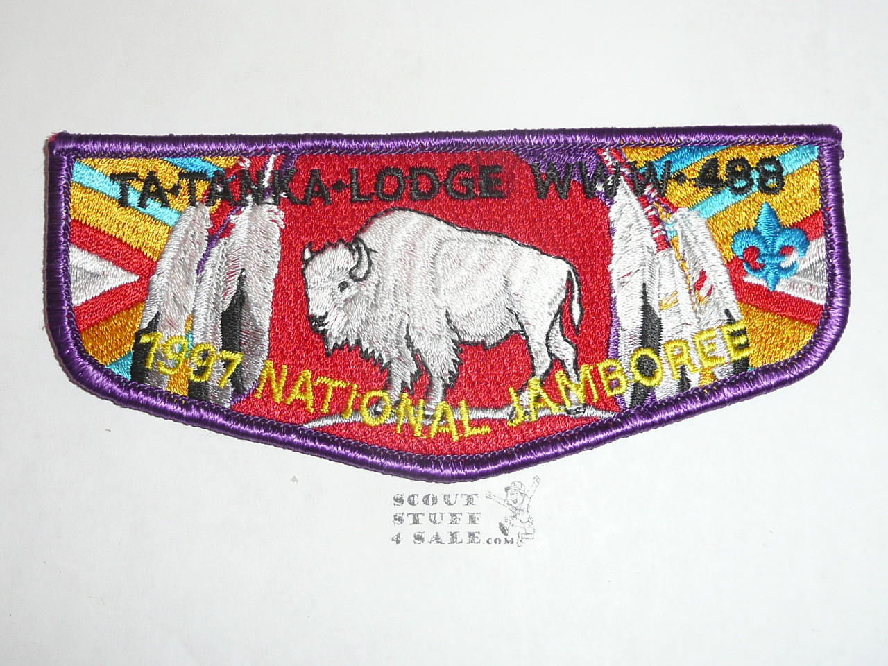 Order of the Arrow Lodge #488 Ta Tanka s38 1997 National Jamboree Flap Patch