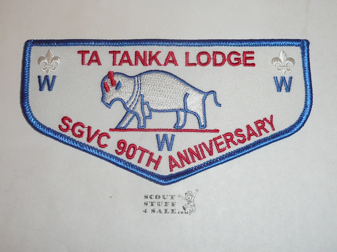 Order of the Arrow Lodge #488 Ta Tanka f3 SGVC 90th anniversary Flap Patch