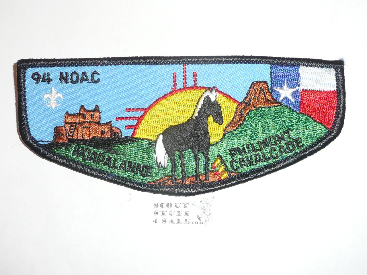 Order of the Arrow Lodge #489 Nishkin Halupa A Pe Lachi Woapalanne f2 1994 NOAC Flap Patch