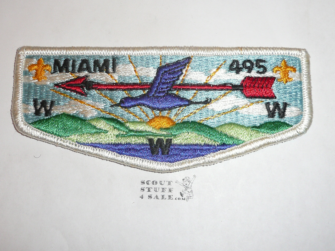 Order of the Arrow Lodge #495 Miami s10 Flap Patch