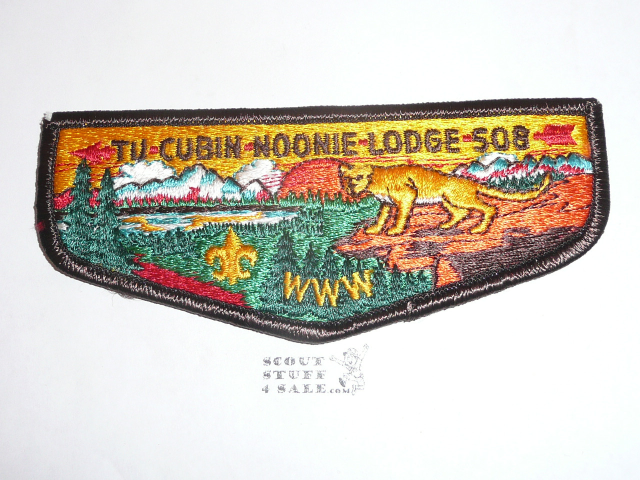 Order of the Arrow Lodge #508 Tu-Cubin-Noonie s10 Flap Patch