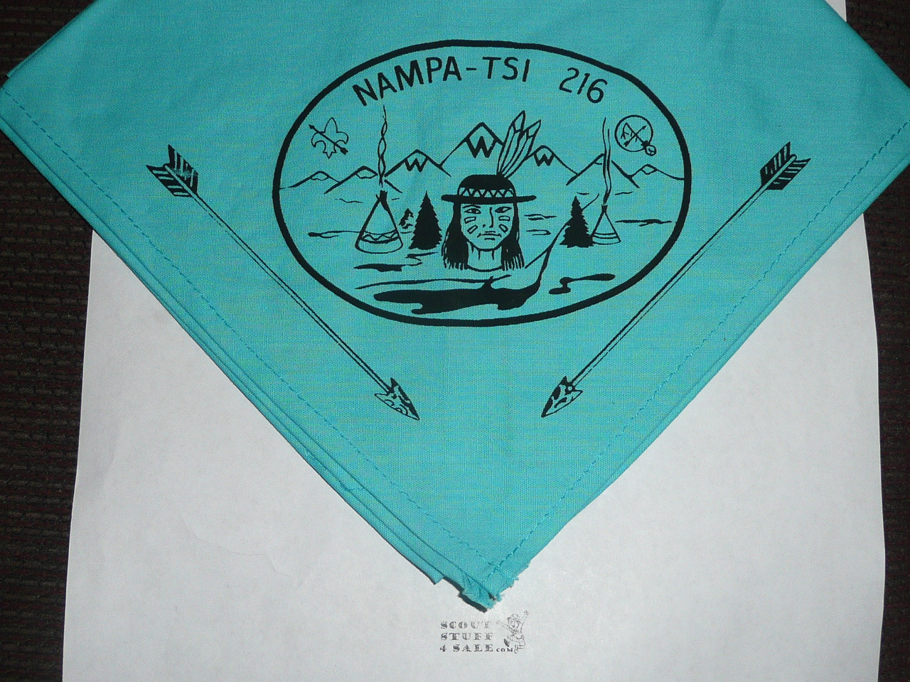 Order of the Arrow Lodge #216 Nampa-Tsi n3 Neckerchief - MINT