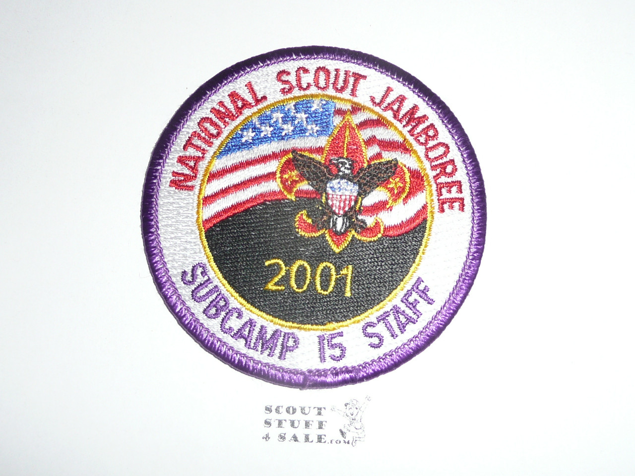 2001 National Jamboree Subcamp 15 STAFF Patch