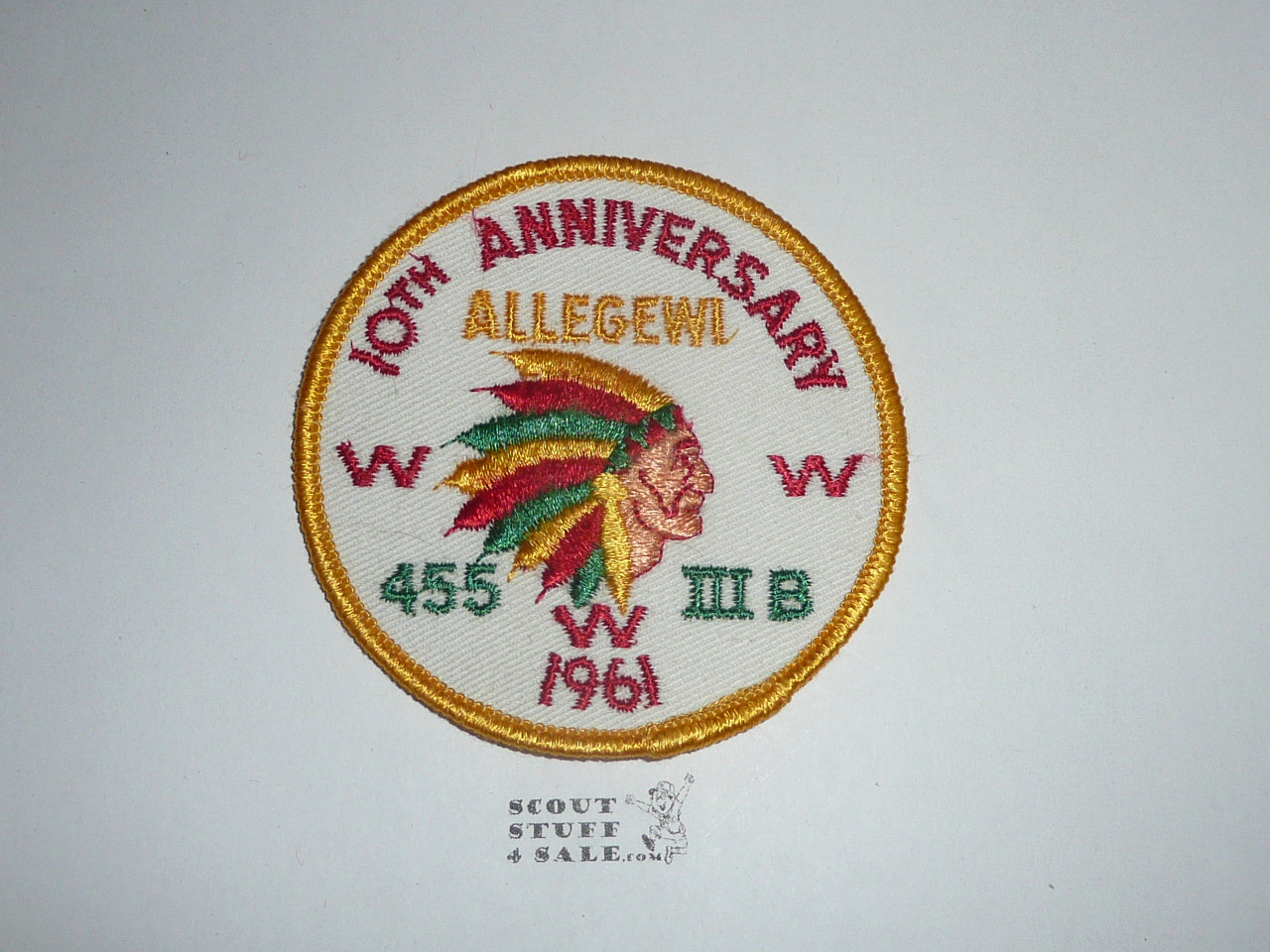 1961 Order of the Arrow Area 3B Conference Patch