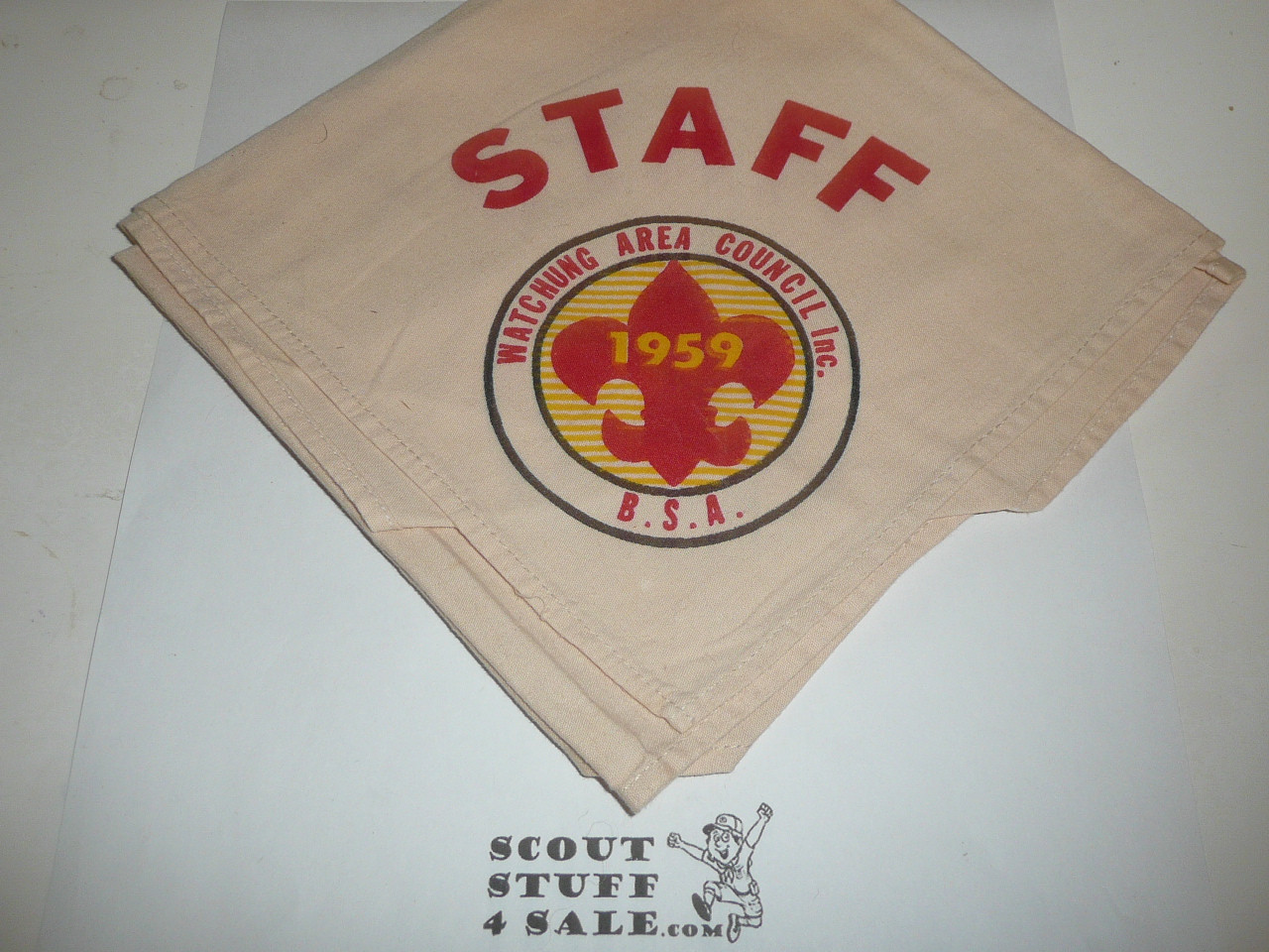 Watchung Area Council Camp STAFF Neckerchief, 1959