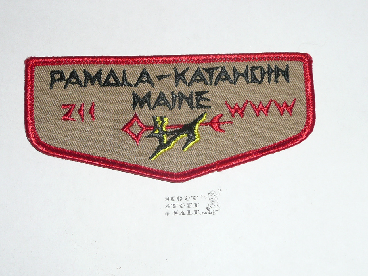 Order of the Arrow Lodge #211 Pamala - Katahdin f1 Flap Patch