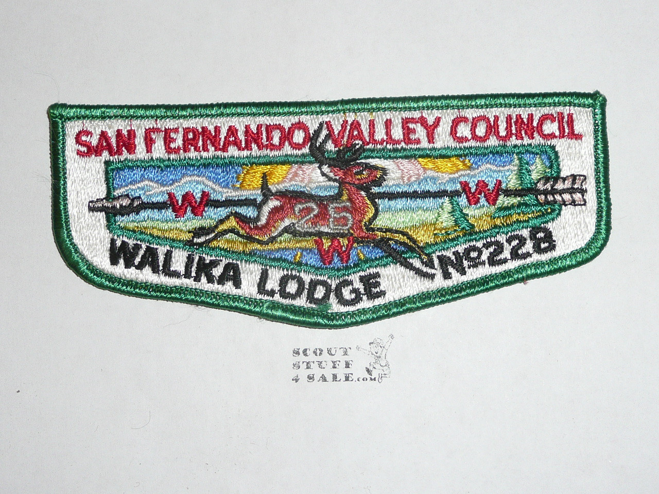 Order of the Arrow Lodge #228 Walika s4 25th Anniversary Flap Patch