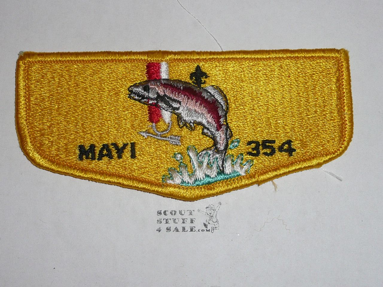 Order of the Arrow Lodge #354 Mayi s14 Flap Patch