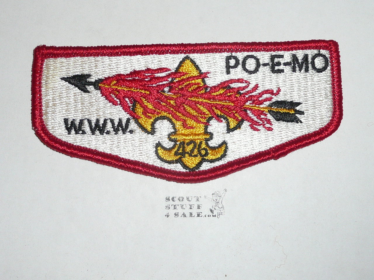 Order of the Arrow Lodge #426 Po-E-Mo s2 Flap Patch