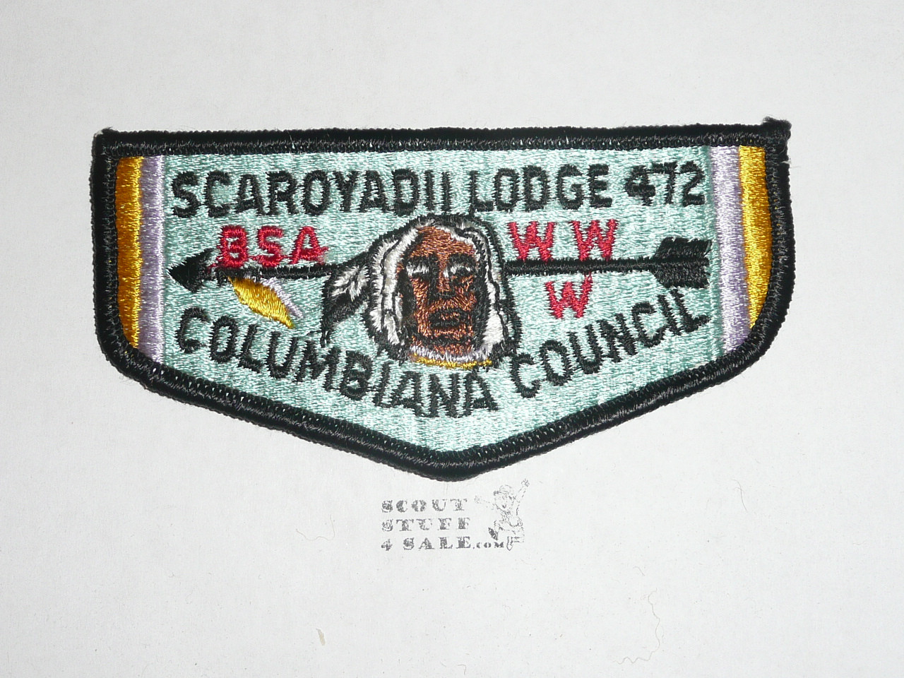 Order of the Arrow Lodge #472 Scaroyadii s4 Flap Patch