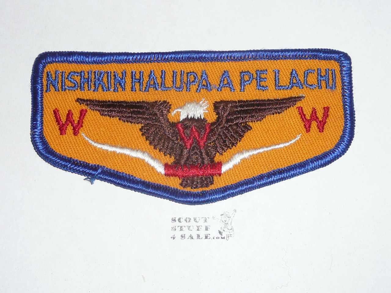 Order of the Arrow Lodge #489 Nishkin Halupa A Pe Lachi f4 Flap Patch