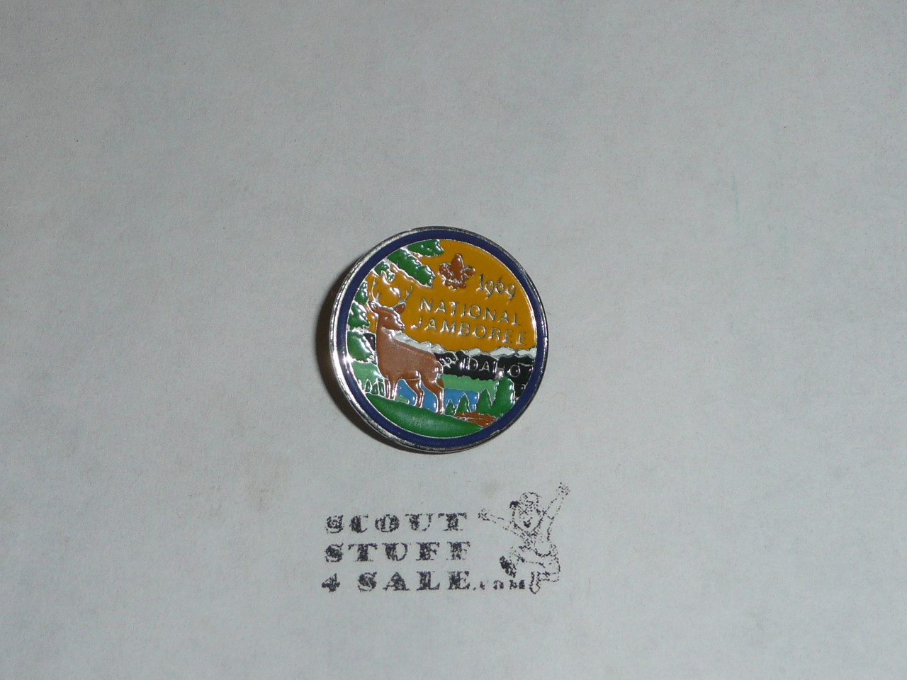 1969 National Jamboree Enameled Pin, reproduction