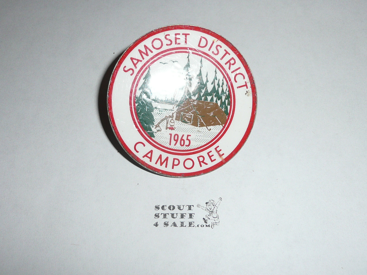 1965 Samoset District Camporee neckerchief slide