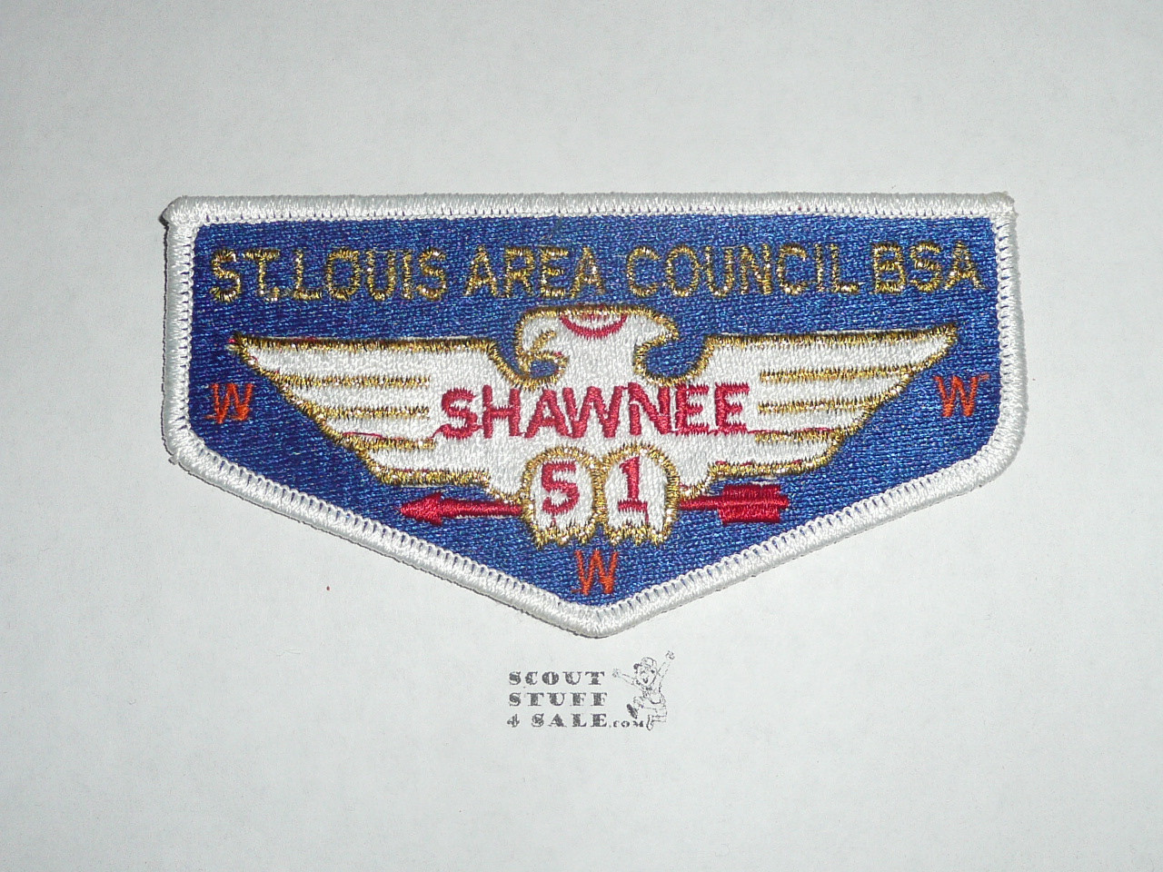 Order of the Arrow Lodge #51 Shawnee s5 .Flap Patch