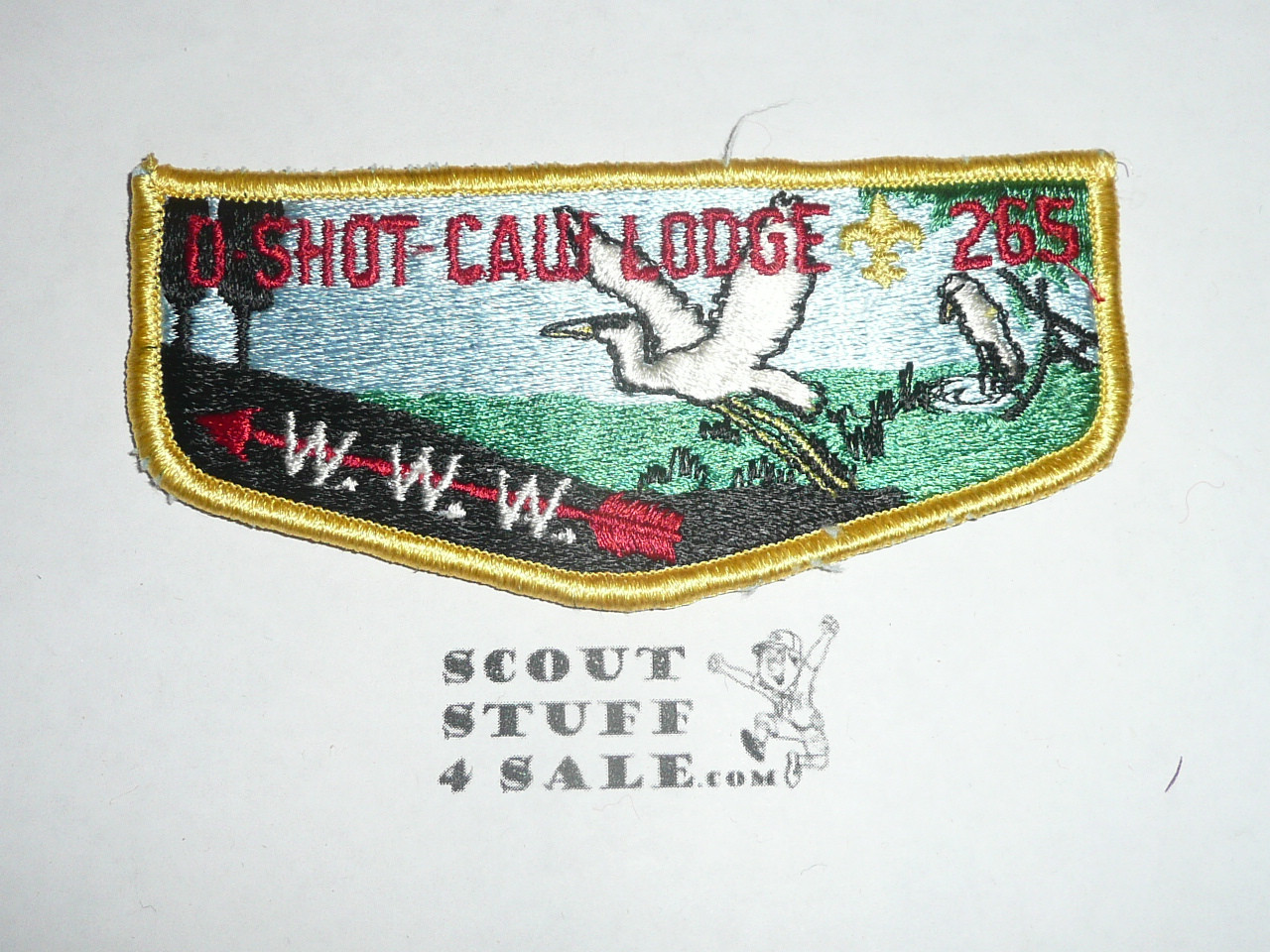 Order of the Arrow Lodge #265 O-Shot-Caw s5 Flap Patch