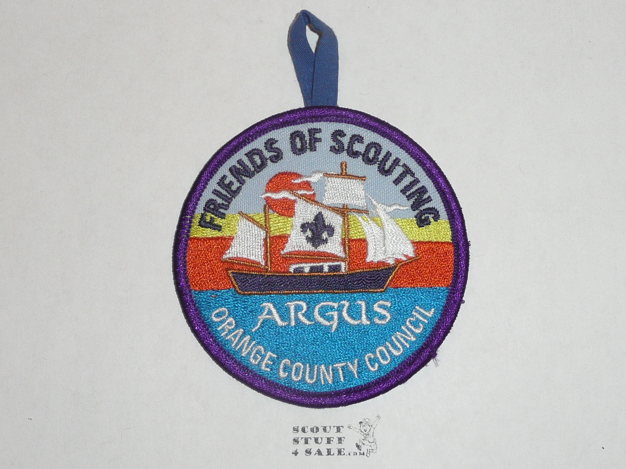 Argus Patch, Orange County Council High Adventure Ship, FOS