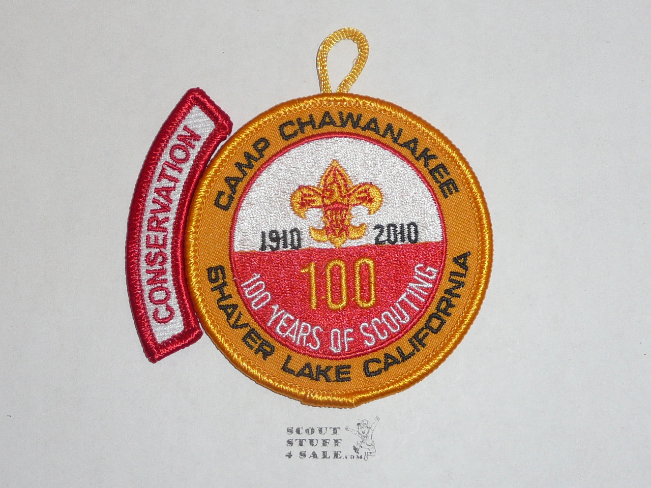 Camp Chawanakee CONSERVATION Segment Patch ONLY, Sequoia Council, 2010