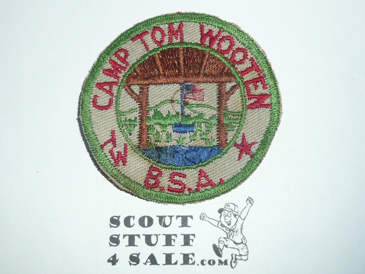 Camp Tom Wooten Patch, c/e twill