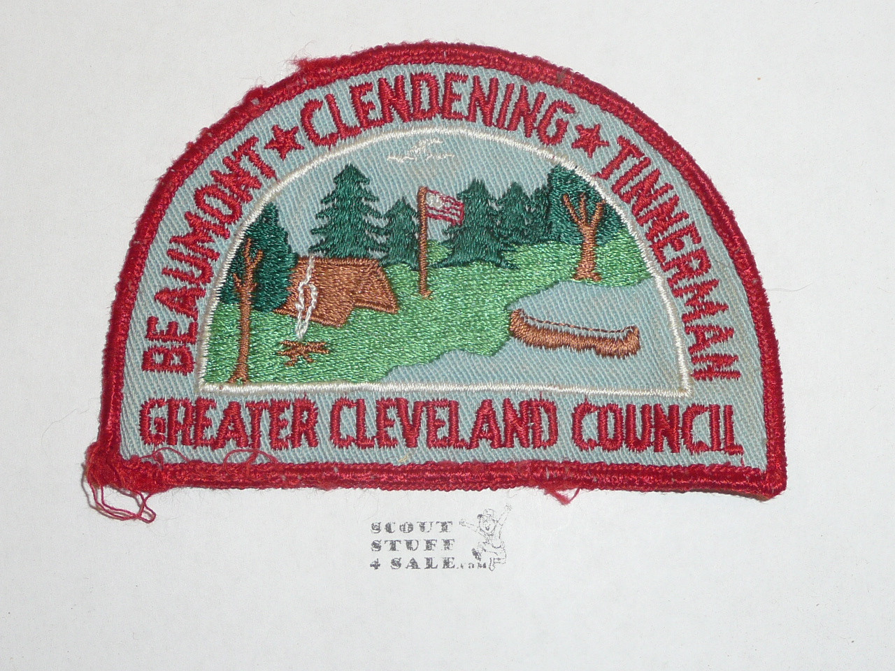 Greater Cleveland Council Camp Patch, Beaumont Clendening and Tinnerman, used