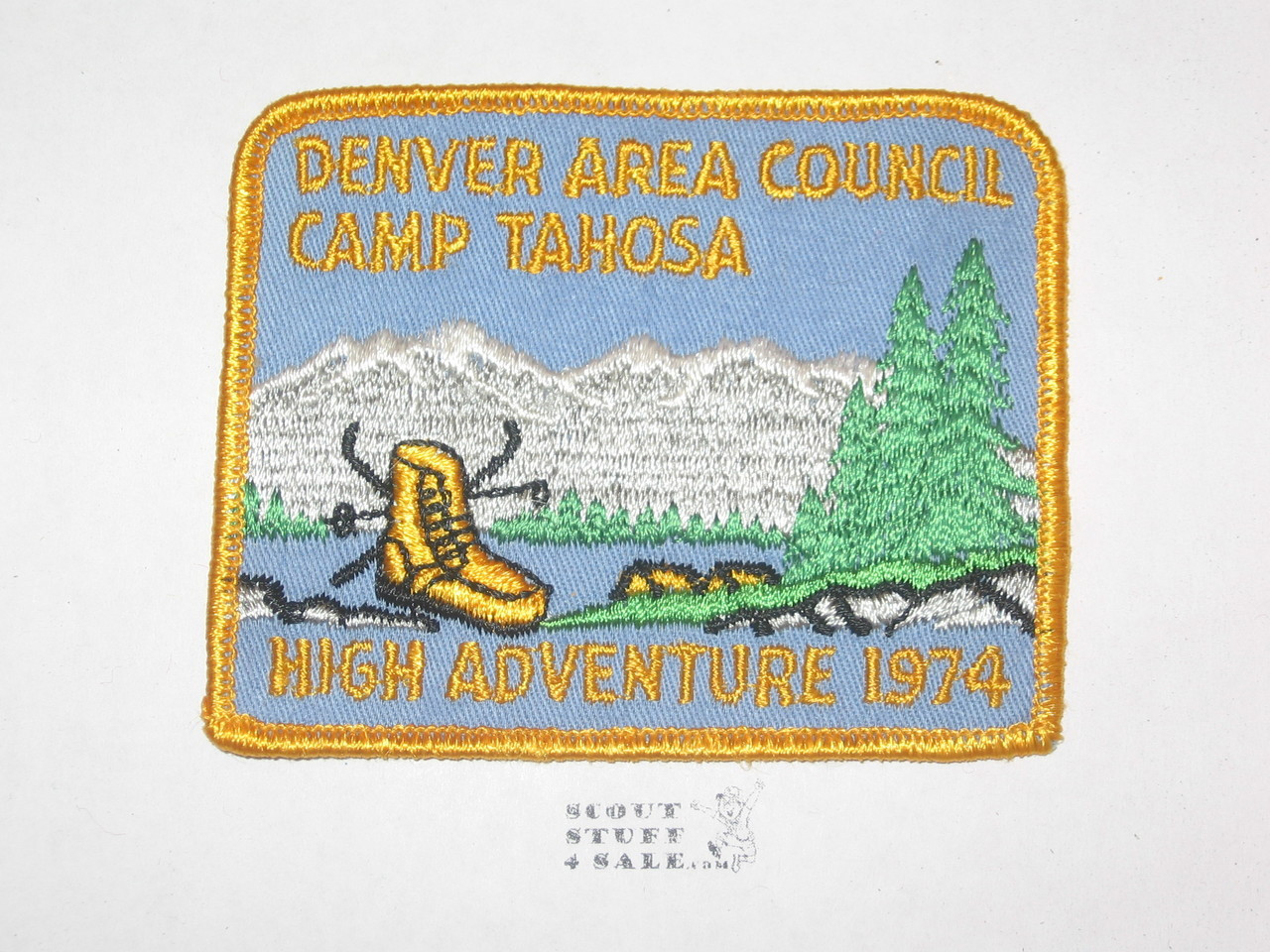 Camp Tahosa Patch, Denver Area Council, 1974
