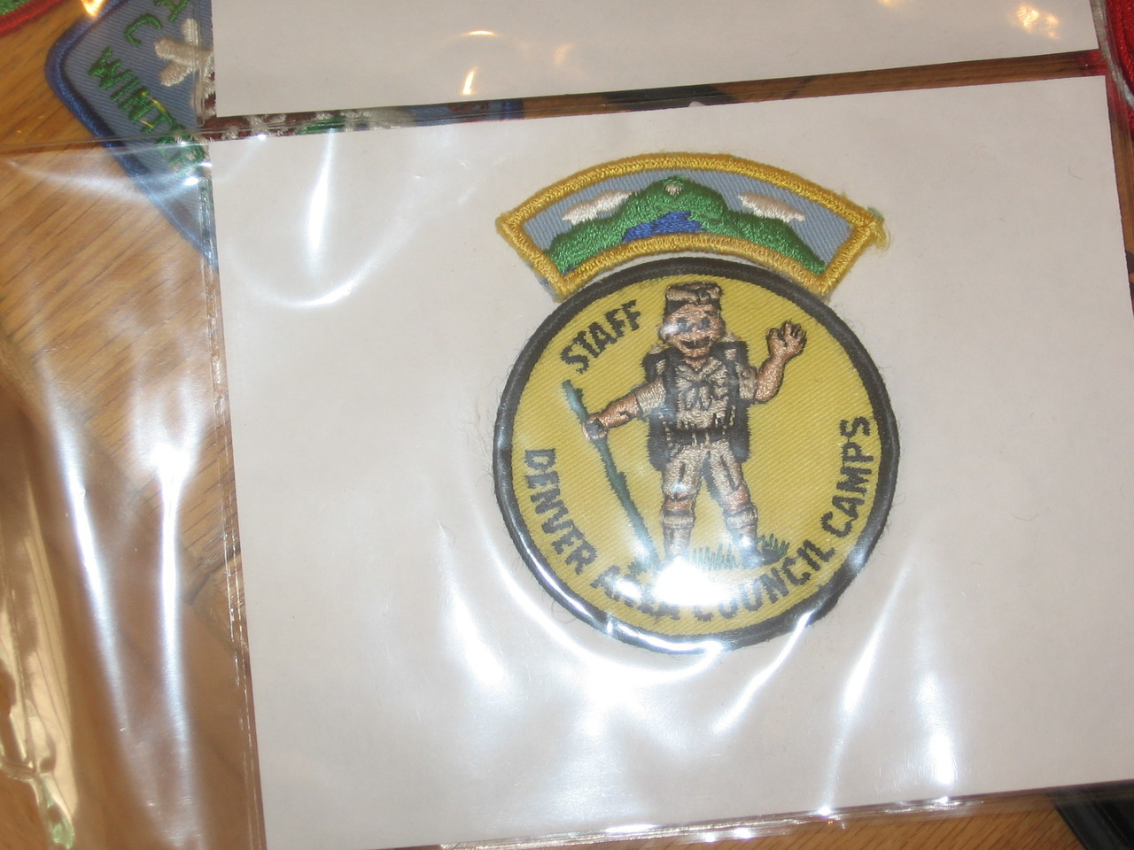 Denver Area Council Camps STAFF Patch with Segment