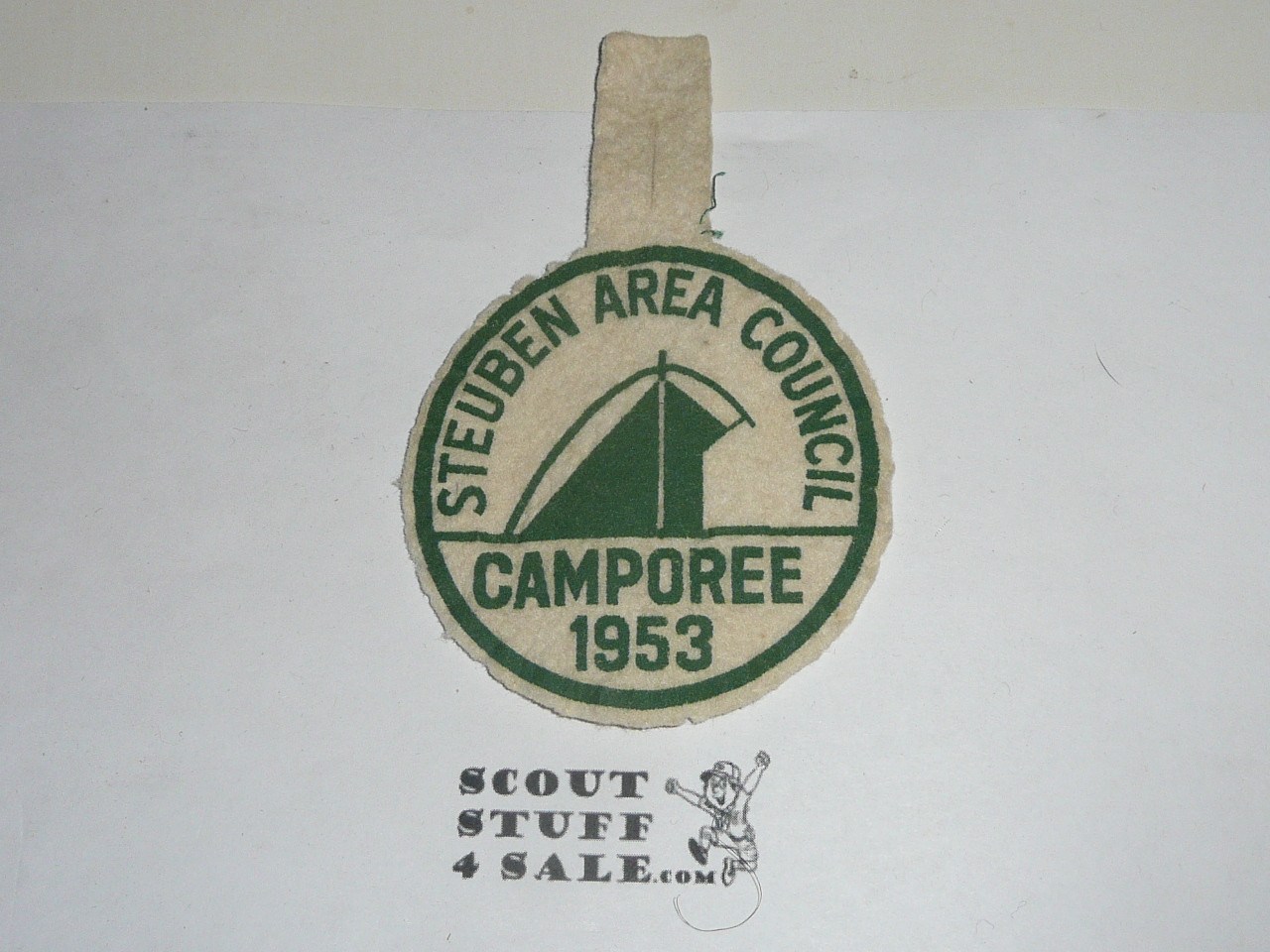 1953 Steuben Area Council Felt Campree Patch