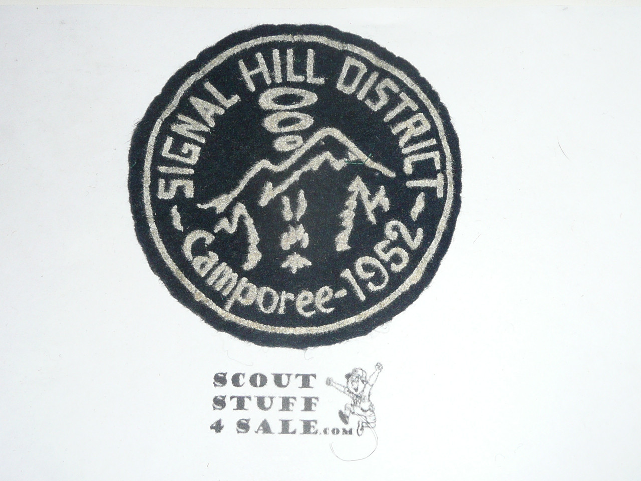 1952 Signal Hill District Felt Camporee Patch, used