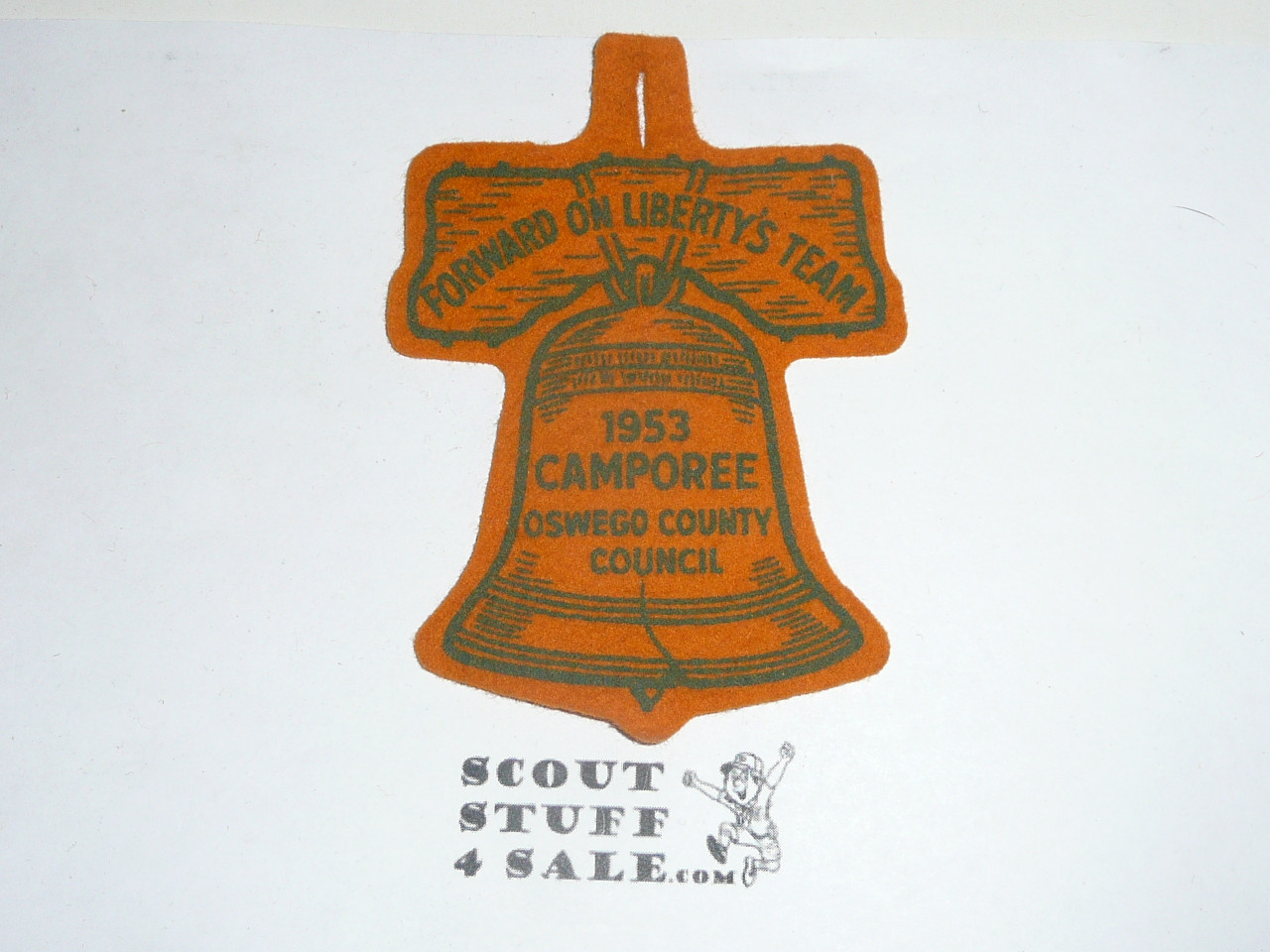 1953 Oswego County Council Camporee Felt Patch