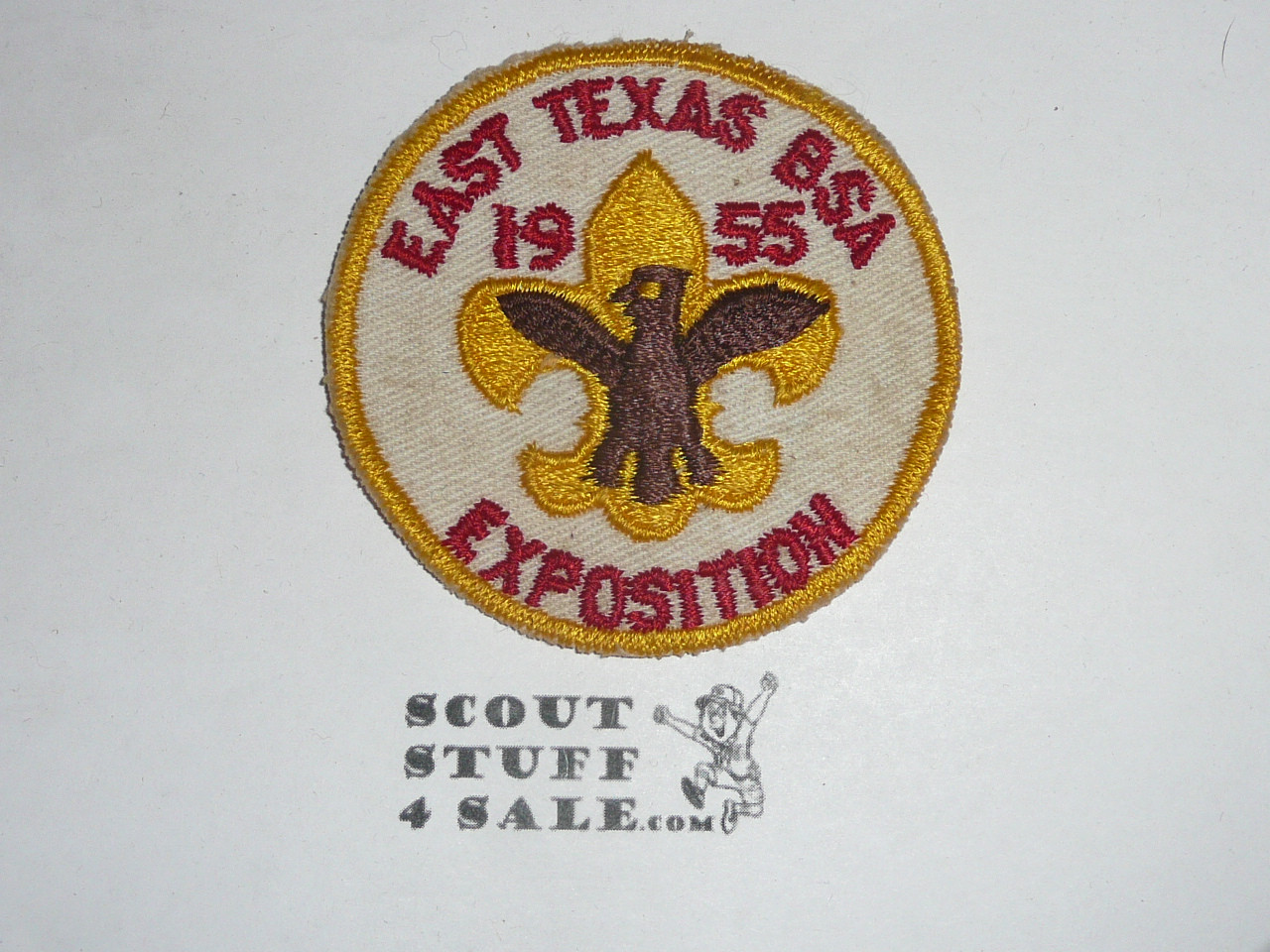 1955 East Texas Exposition c/e Twill Patch, box soiling