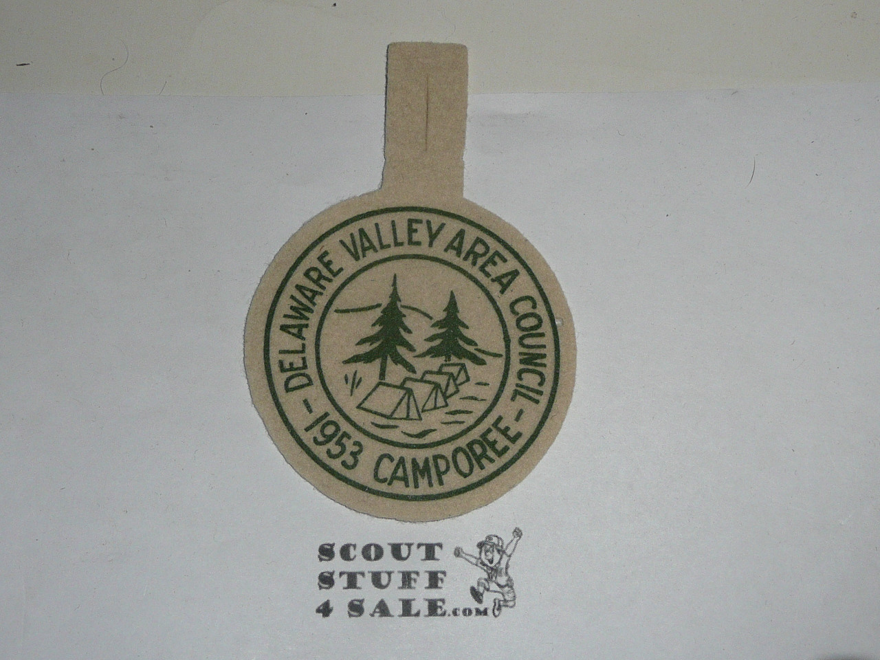 1953 Delaware Valley Area Council Felt Camporee Patch