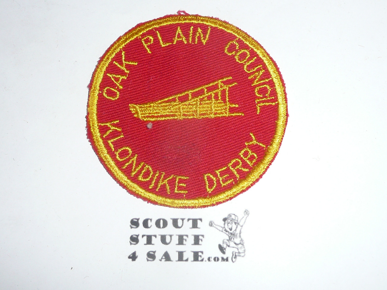 1950's Oak Plain Council Klondike Derby Patch, c/e twill