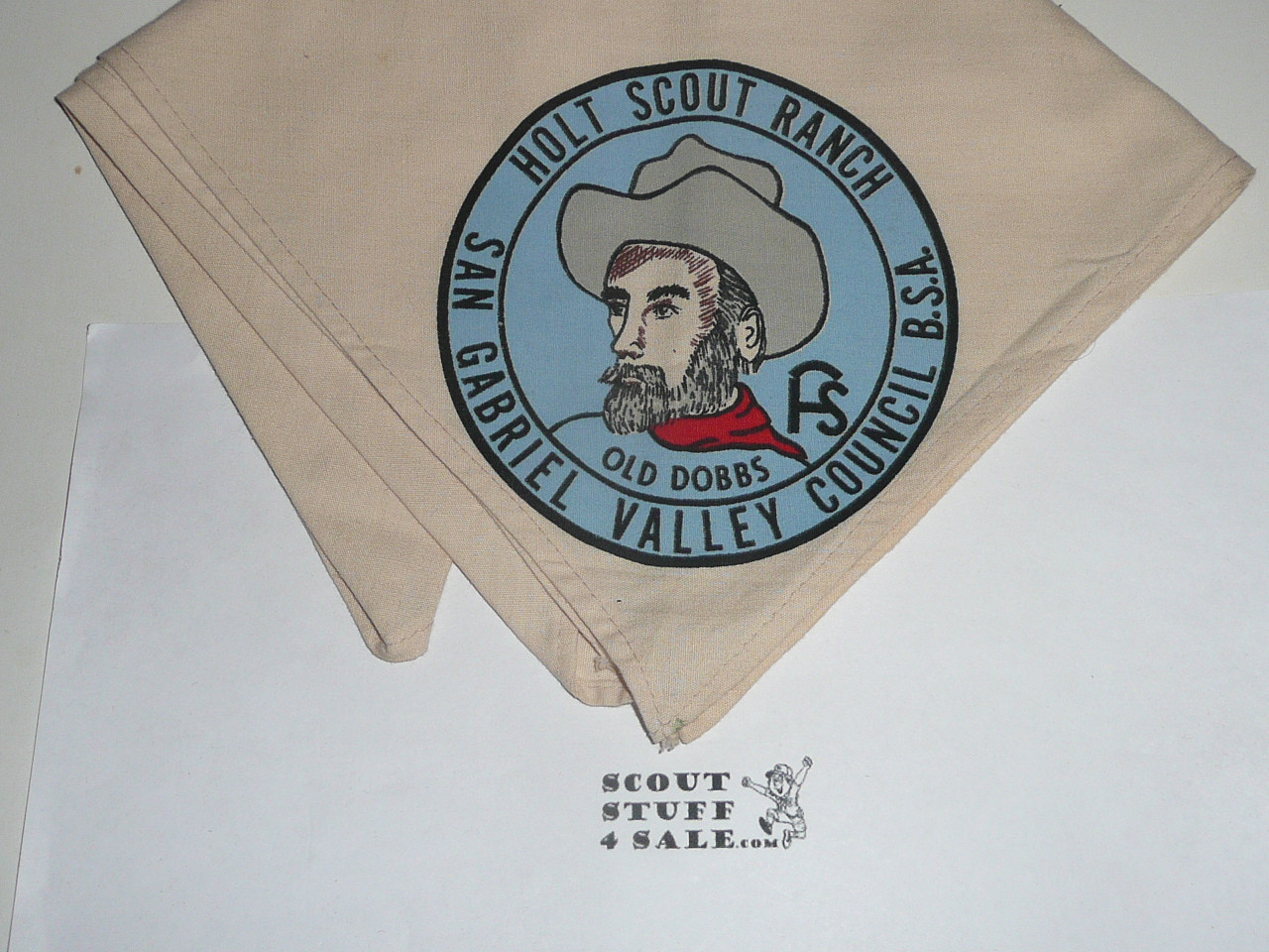 Holt Scout Reservation, San Gabriel Valley Council, Neckerchief, tan
