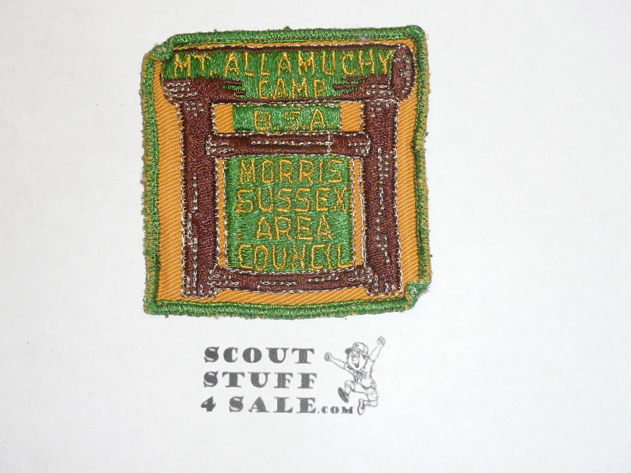 Mt. Allamuchy Camp, Morris Sussex Area Council, Patch, c/e twill, sewn