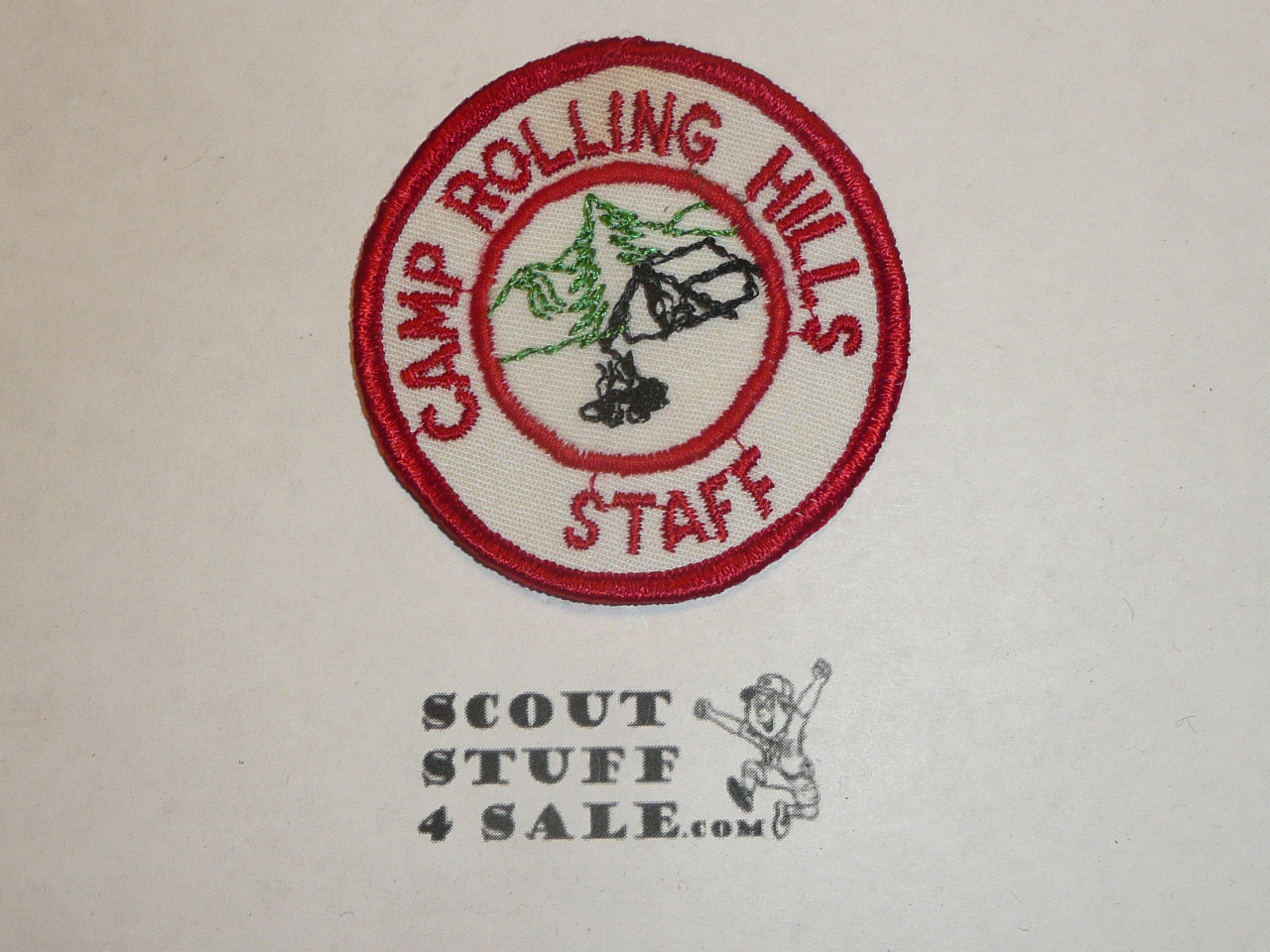 Camp Rolling Hills, STAFF Patch, r/e twill