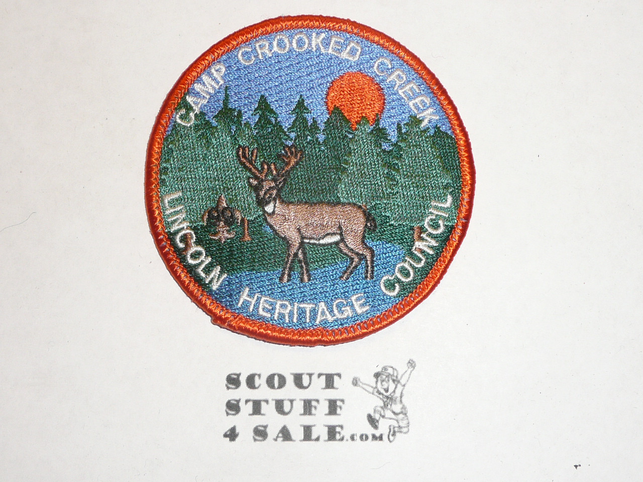 Camp Crooked Creek, Lincoln Heritage Council, 1999 Patch