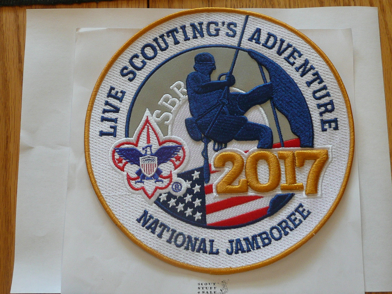 2017 National Jamboree Large 8" Jacket Patch