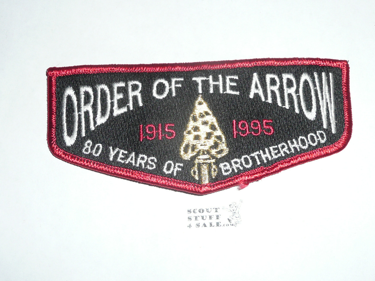 Order of the Arrow 1995 80th Anniversary Flap Patch