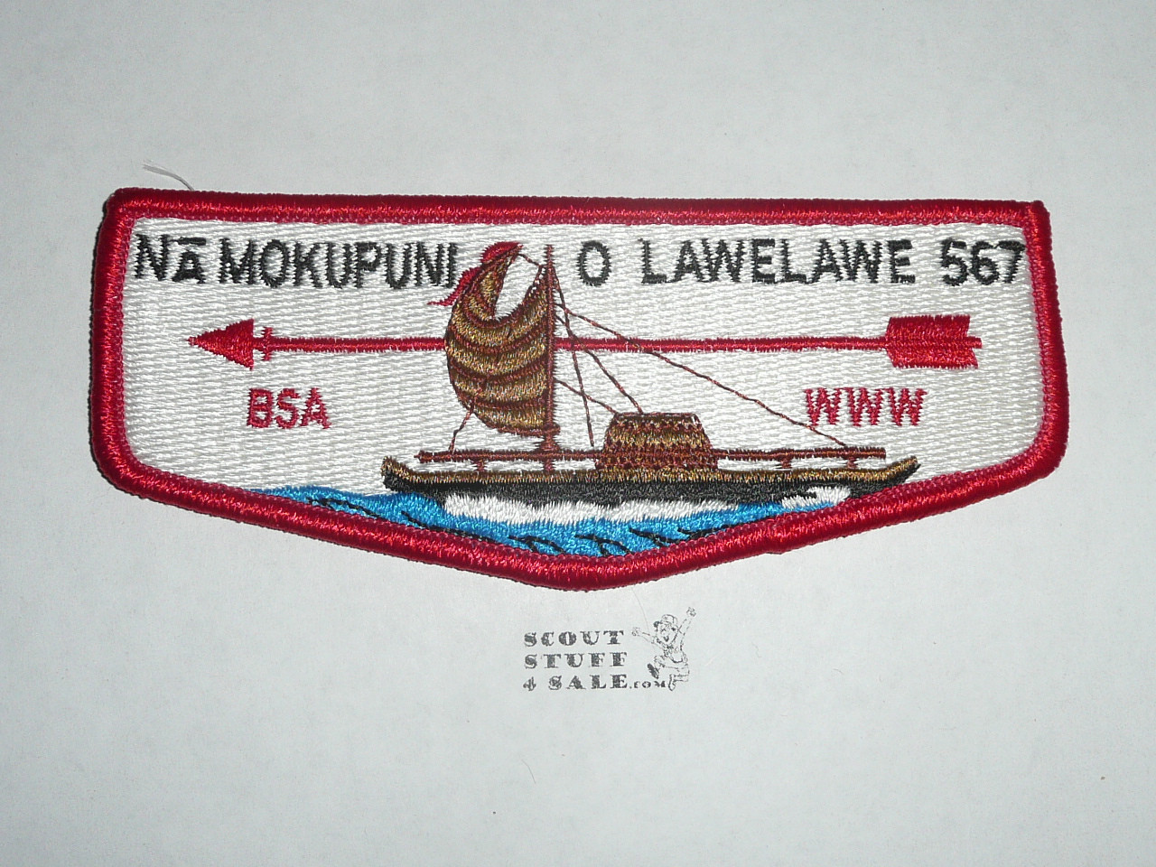 Order of the Arrow Lodge #567 NaMokupuni OLawelawe s22 Flap Patch