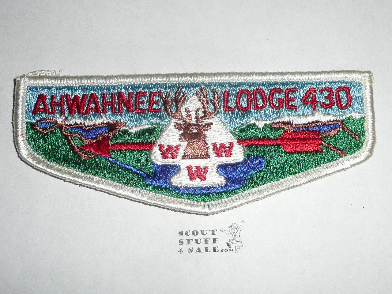 Order of the Arrow Lodge #430 Ahwahnee s9 Flap Patch