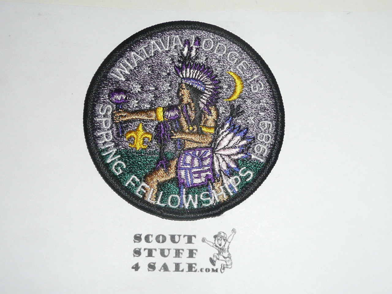 Order of the Arrow Lodge #13 Wiatava 1989 Fellowship Patch
