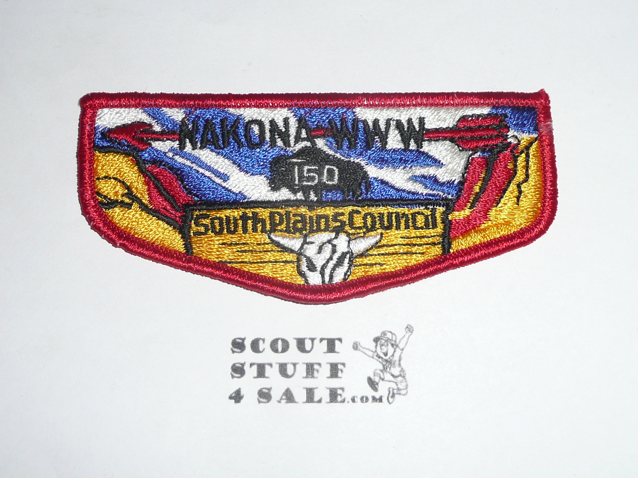 Order of the Arrow Lodge #150 Nakona s3 Flap Patch